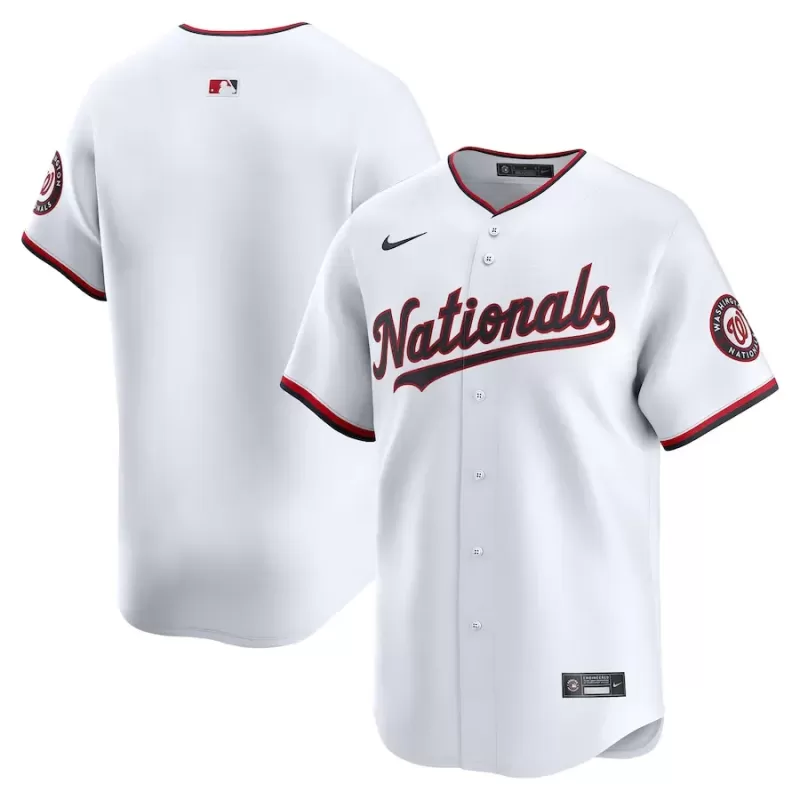 Men's Washington Nationals Nike White Home Limited Jersey Men's Washington Nationals Nike White Home Limited Jersey