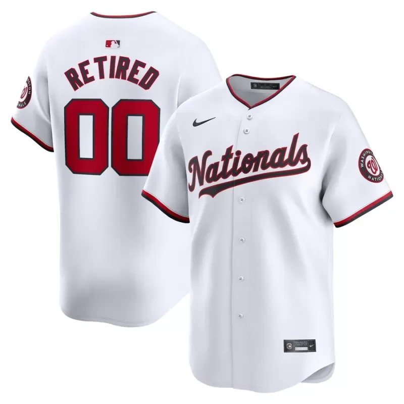 Men's Washington Nationals Nike White Home Limited Pick-A-Player Retired Roster Jersey Men's Washington Nationals Nike White Home Limited Pick-A-Player Retired Roster Jersey