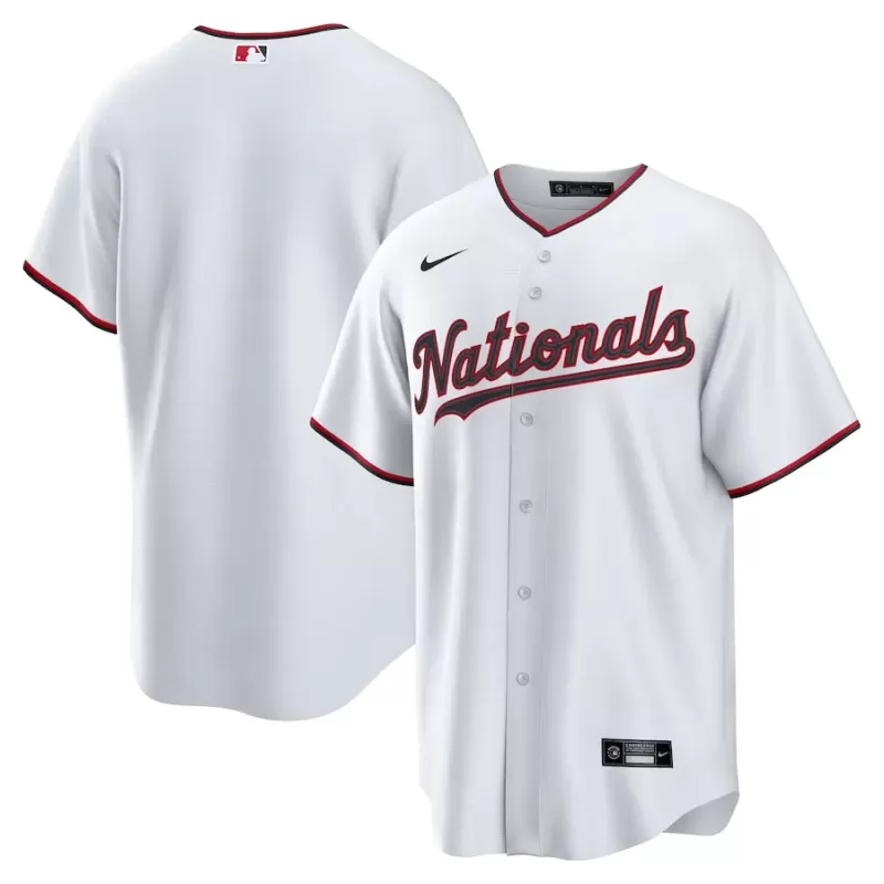 Men's Washington Nationals Nike White Home Replica 2.0 Jersey Men's Washington Nationals Nike White Home Replica 2.0 Jersey