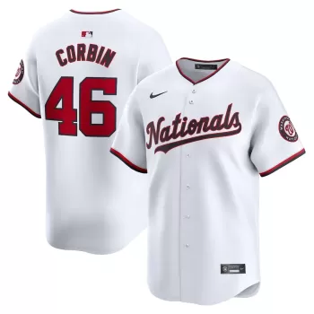 Men's Washington Nationals Patrick Corbin Nike White Home Limited Player Jersey Men's Washington Nationals Patrick Corbin Nike White Home Limited Player Jersey