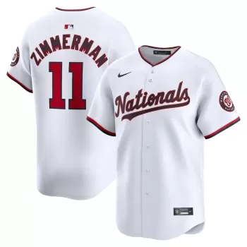 Men's Washington Nationals Ryan Zimmerman Nike White Home Limited Player Jersey Men's Washington Nationals Ryan Zimmerman Nike White Home Limited Player Jersey