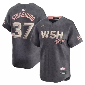 Men's Washington Nationals Stephen Strasburg Nike Charcoal City Connect Limited Player Jersey Men's Washington Nationals Stephen Strasburg Nike Charcoal City Connect Limited Player Jersey