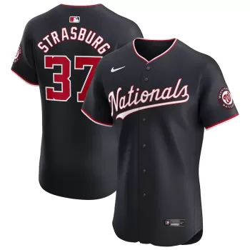 Men's Washington Nationals Stephen Strasburg Nike Navy Alternate Elite Player Jersey Men's Washington Nationals Stephen Strasburg Nike Navy Alternate Elite Player Jersey