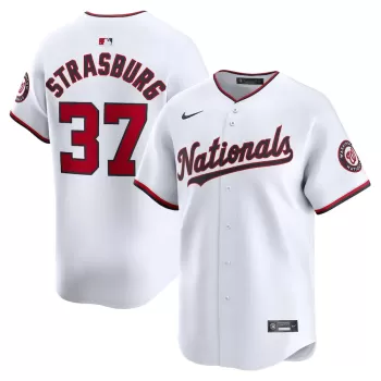 Men's Washington Nationals Stephen Strasburg Nike White Home Limited Player Jersey Men's Washington Nationals Stephen Strasburg Nike White Home Limited Player Jersey