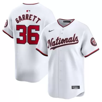 Men's Washington Nationals Stone Garrett Nike White Home Limited Player Jersey Men's Washington Nationals Stone Garrett Nike White Home Limited Player Jersey