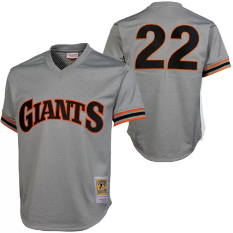 Mitchell & Ness Will Clark San Francisco Giants 1989 Authentic Cooperstown Collection Batting Practice Jersey - Gray Mitchell & Ness Will Clark San Francisco Giants 1989 Authentic Cooperstown Collection Batting Practice Jersey - Gray