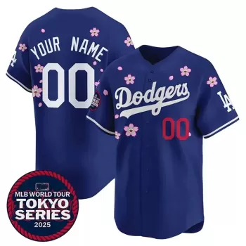 Nike x Takashi Murakami x MLB World Tour Tokyo Series 2025 Dodgers Tokyo Home Custom Jersey Nike x Takashi Murakami x MLB World Tour Tokyo Series 2025 Dodgers Tokyo Home Custom Jersey