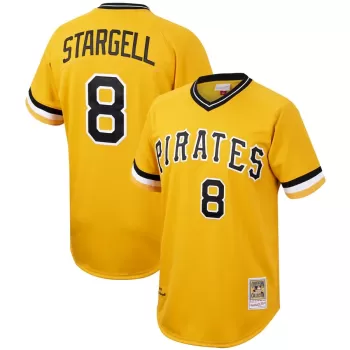 Willie Stargell Pittsburgh Pirates Mitchell & Ness Cooperstown Collection Authentic Jersey - Gold Willie Stargell Pittsburgh Pirates Mitchell & Ness Cooperstown Collection Authentic Jersey - Gold
