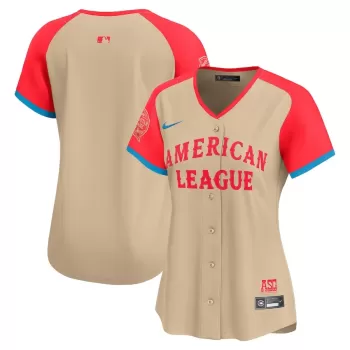 Women's American League Nike Cream 2024 MLB All-Star Game Limited Jersey Women's American League Nike Cream 2024 MLB All-Star Game Limited Jersey
