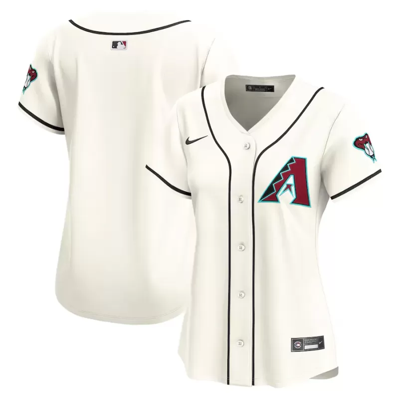 Women's Arizona Diamondbacks Nike Cream Home Limited Jersey Women's Arizona Diamondbacks Nike Cream Home Limited Jersey