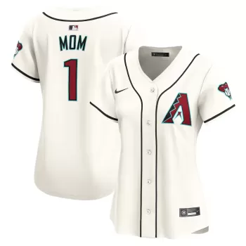 Women's Arizona Diamondbacks Nike White #1 Mom Home Limited Jersey Women's Arizona Diamondbacks Nike White #1 Mom Home Limited Jersey