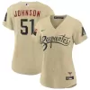 Women's Arizona Diamondbacks Randy Johnson Nike Sand City Connect Replica Player Jersey