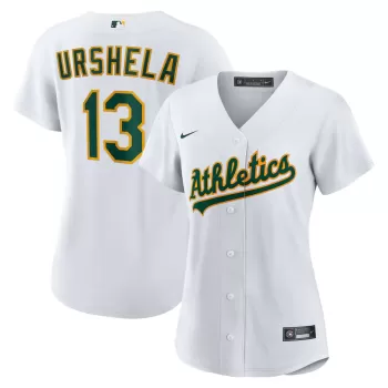 Women's Athletics Gio Urshela Nike White Home Replica Jersey Women's Athletics Gio Urshela Nike White Home Replica Jersey