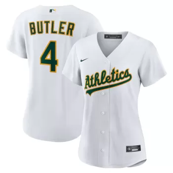 Women's Athletics Lawrence Butler Nike White Home Replica Jersey Women's Athletics Lawrence Butler Nike White Home Replica Jersey