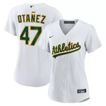 Women's Athletics Michel Otañez Nike White Home Replica Jersey Women's Athletics Michel Otañez Nike White Home Replica Jersey