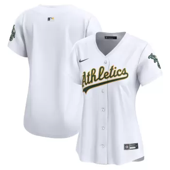 Women's Athletics Nike White Home Limited Jersey Women's Athletics Nike White Home Limited Jersey