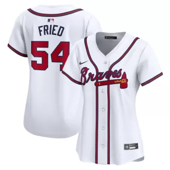 Women's Atlanta Braves Max Fried Nike White Home Limited Player Jersey Women's Atlanta Braves Max Fried Nike White Home Limited Player Jersey