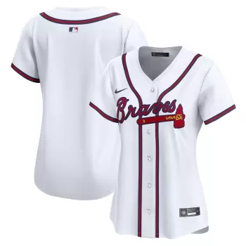 Women's Atlanta Braves Nike White Home Limited Jersey Women's Atlanta Braves Nike White Home Limited Jersey