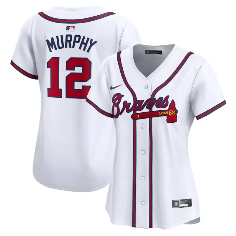 Women's Atlanta Braves Sean Murphy Nike White Home Limited Player Jersey Women's Atlanta Braves Sean Murphy Nike White Home Limited Player Jersey