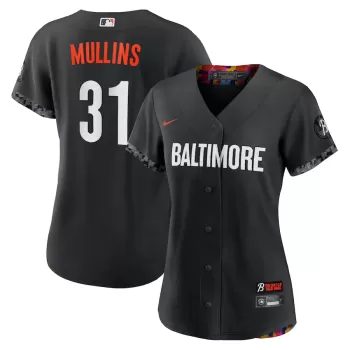 Women's Baltimore Orioles Cedric Mullins Nike Black City Connect Replica Player Jersey