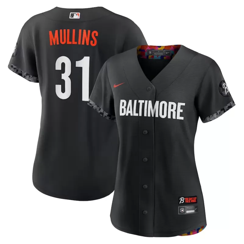 Women's Baltimore Orioles Cedric Mullins Nike Black City Connect Replica Player Jersey Women's Baltimore Orioles Cedric Mullins Nike Black City Connect Replica Player Jersey