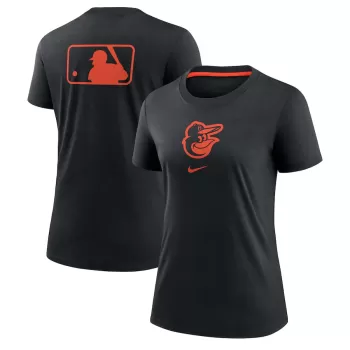 Women's Baltimore Orioles Nike Black Authentic Collection Early Work Tri-Blend T-Shirt Women's Baltimore Orioles Nike Black Authentic Collection Early Work Tri-Blend T-Shirt
