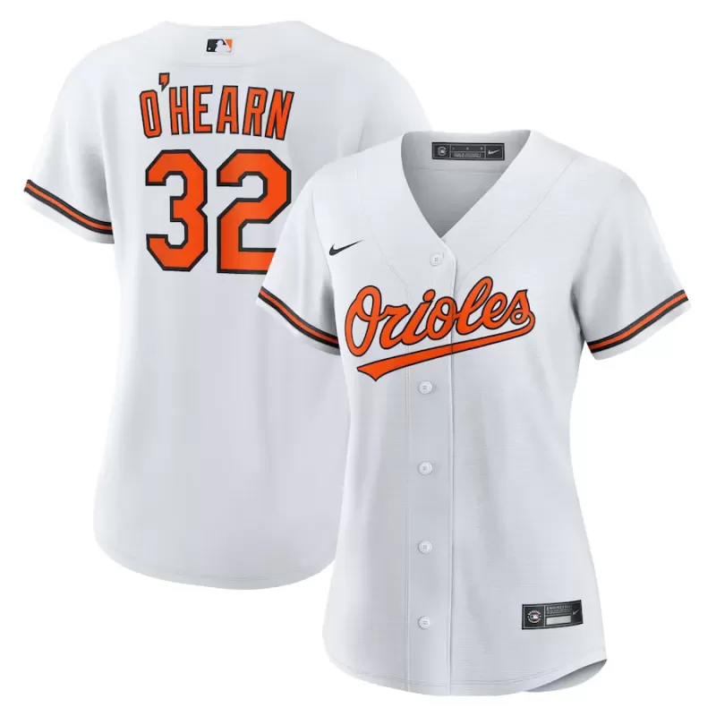 Women's Baltimore Orioles Ryan O'Hearn Nike White Home Replica Jersey Women's Baltimore Orioles Ryan O'Hearn Nike White Home Replica Jersey