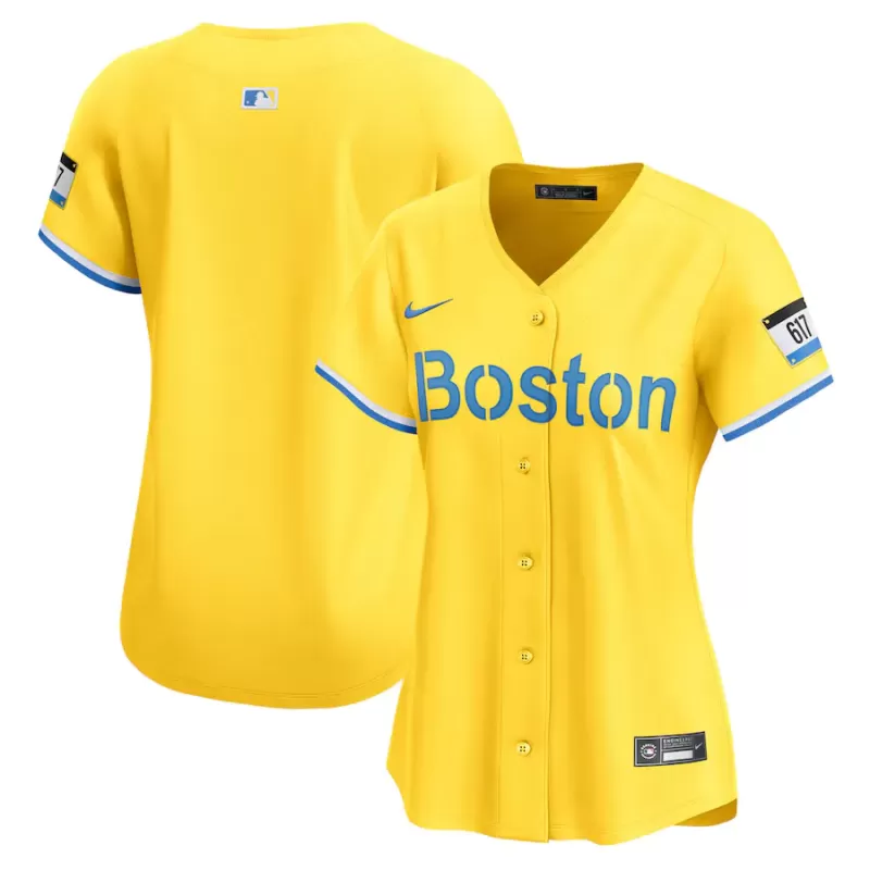 Women's Boston Red Sox Nike Gold City Connect Limited Jersey Women's Boston Red Sox Nike Gold City Connect Limited Jersey