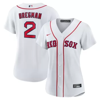 Women's Boston Red Sox Alex Bregman Nike White Home 1.0 Replica Player Jersey Women's Boston Red Sox Alex Bregman Nike White Home 1.0 Replica Player Jersey