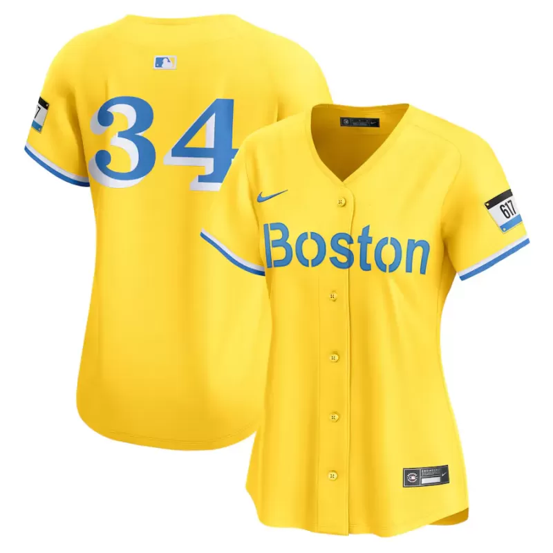 Women's Boston Red Sox David Ortiz Nike Gold City Connect Retired Player Jersey Women's Boston Red Sox David Ortiz Nike Gold City Connect Retired Player Jersey