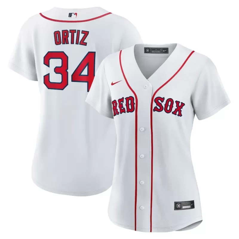 Women's Boston Red Sox David Ortiz Nike White Home Replica Jersey Women's Boston Red Sox David Ortiz Nike White Home Replica Jersey