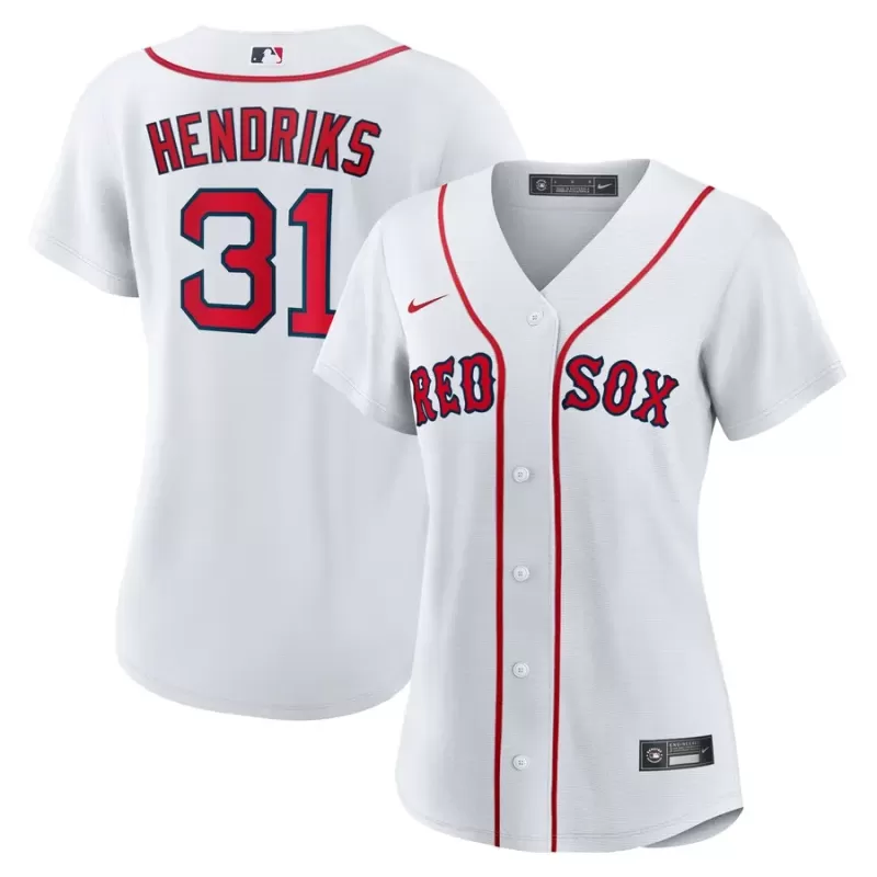 Women's Boston Red Sox Liam Hendriks Nike White Home Replica Jersey Women's Boston Red Sox Liam Hendriks Nike White Home Replica Jersey