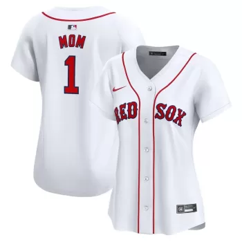 Women's Boston Red Sox Nike White #1 Mom Home Limited Jersey Women's Boston Red Sox Nike White #1 Mom Home Limited Jersey
