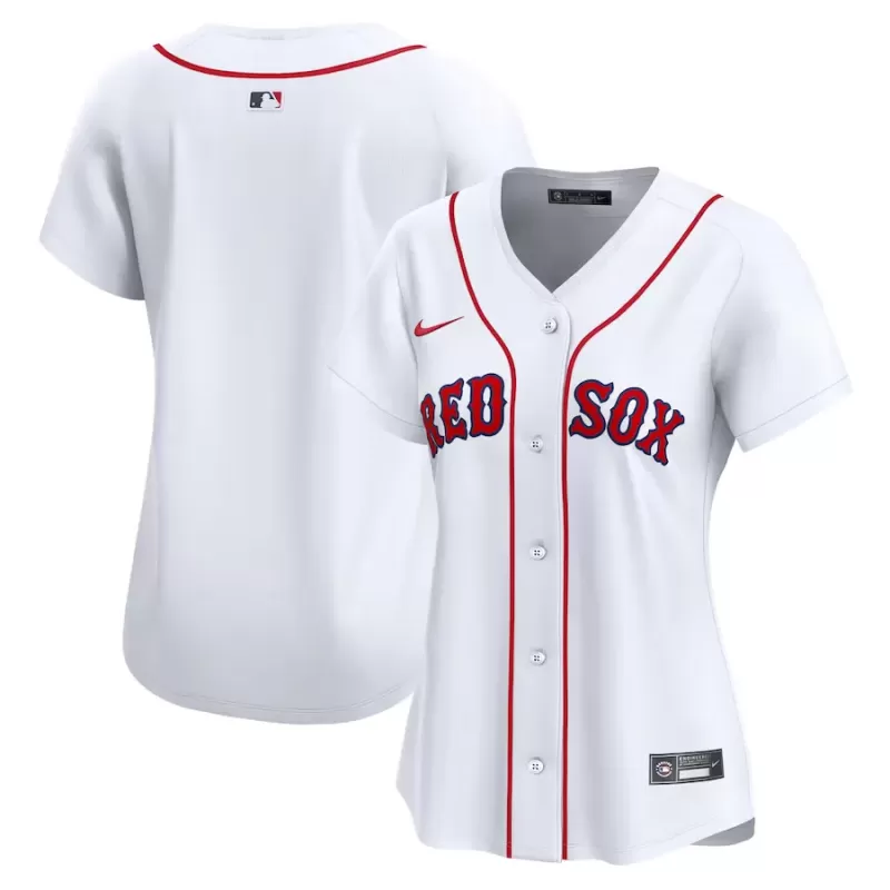 Women's Boston Red Sox Nike White Home Limited Jersey Women's Boston Red Sox Nike White Home Limited Jersey