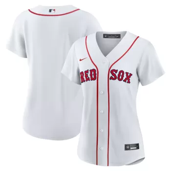 Women's Boston Red Sox Nike White Home Replica Team Jersey Women's Boston Red Sox Nike White Home Replica Team Jersey