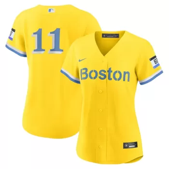Women's Boston Red Sox Rafael Devers Nike Gold City Connect Replica Player Jersey Women's Boston Red Sox Rafael Devers Nike Gold City Connect Replica Player Jersey