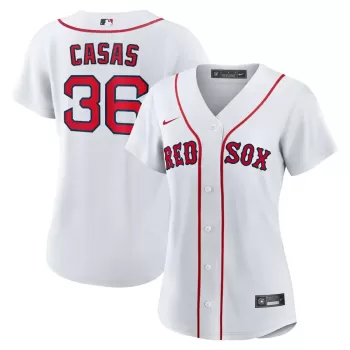 Women's Boston Red Sox Triston Casas Nike White Home Replica Jersey