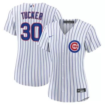 Women's Chicago Cubs Kyle Tucker Nike White Home Replica Player Jersey