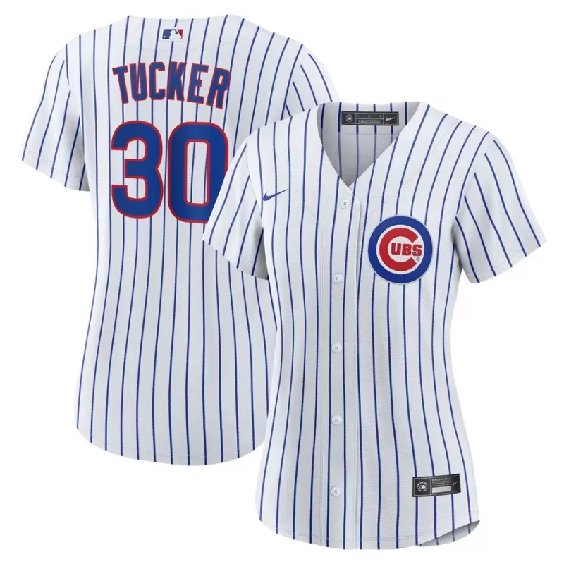 Women's Chicago Cubs Kyle Tucker Nike White Home Replica Player Jersey Women's Chicago Cubs Kyle Tucker Nike White Home Replica Player Jersey