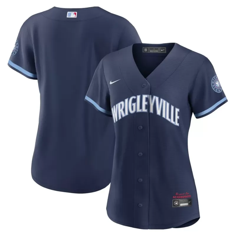 Women's Chicago Cubs Nike Navy City Connect Replica Jersey Women's Chicago Cubs Nike Navy City Connect Replica Jersey