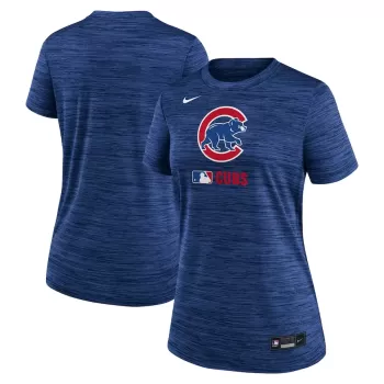 Women's Chicago Cubs Nike Royal Authentic Collection Velocity Performance T-Shirt Women's Chicago Cubs Nike Royal Authentic Collection Velocity Performance T-Shirt