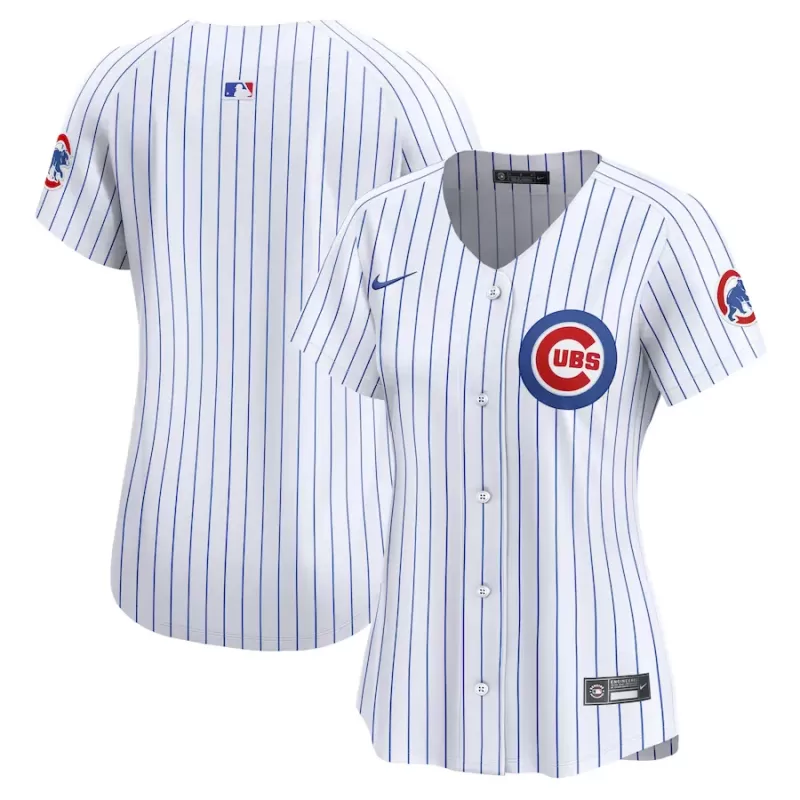 Women's Chicago Cubs Nike White Home Limited Jersey Women's Chicago Cubs Nike White Home Limited Jersey