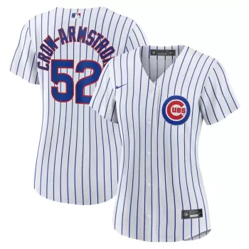 Women's Chicago Cubs Pete Crow-Armstrong Nike White Home Replica Player Jersey Women's Chicago Cubs Pete Crow-Armstrong Nike White Home Replica Player Jersey
