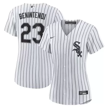 Women's Chicago White Sox Andrew Benintendi Nike White/Black Home Official Player Jersey Women's Chicago White Sox Andrew Benintendi Nike White/Black Home Official Player Jersey