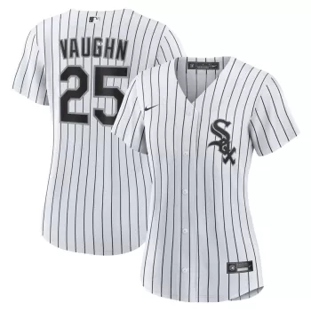 Women's Chicago White Sox Andrew Vaughn Nike White Home Replica Jersey Women's Chicago White Sox Andrew Vaughn Nike White Home Replica Jersey