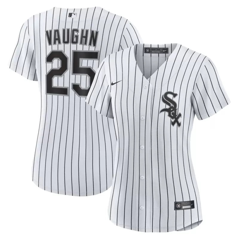 Women's Chicago White Sox Andrew Vaughn Nike White Home Replica Jersey