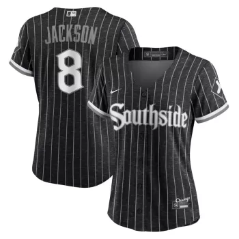 Women's Chicago White Sox Bo Jackson Nike Black City Connect Replica Player Jersey Women's Chicago White Sox Bo Jackson Nike Black City Connect Replica Player Jersey