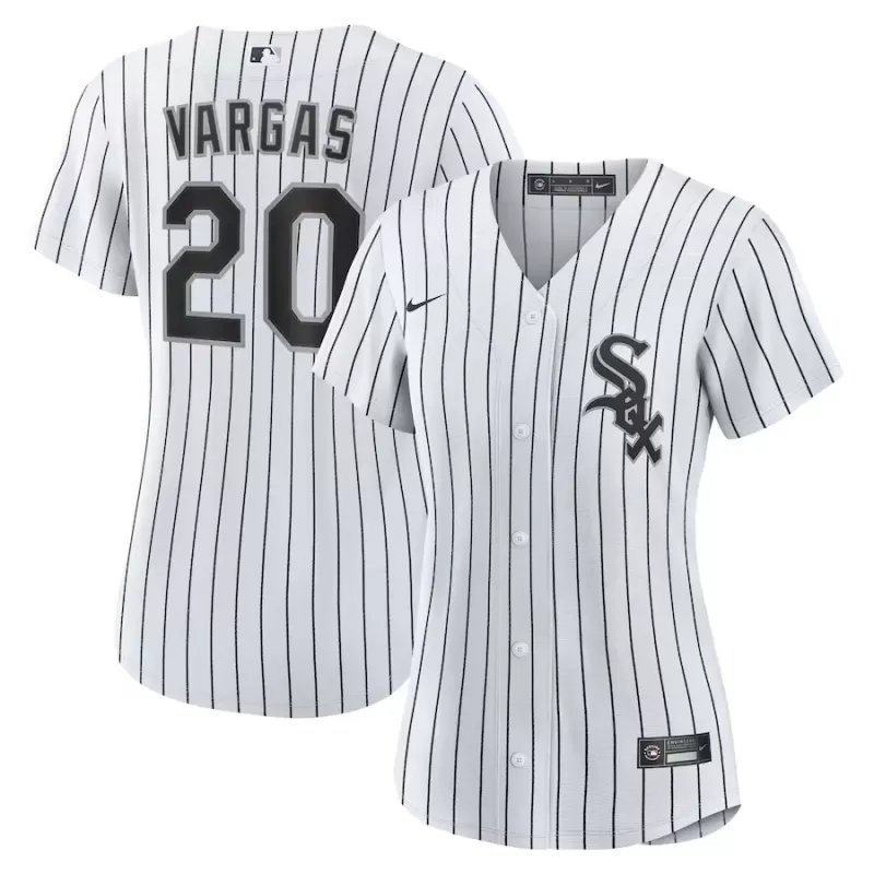 Women's Chicago White Sox Miguel Vargas Nike White Home Replica Jersey Women's Chicago White Sox Miguel Vargas Nike White Home Replica Jersey