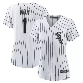 Women's Chicago White Sox Nike White #1 Mom Home Replica Jersey