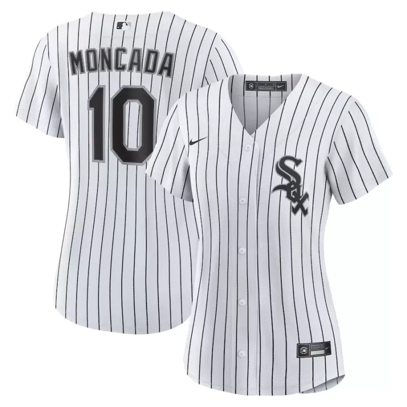 Women's Chicago White Sox Yoán Moncada Nike White Home Replica Player Jersey Women's Chicago White Sox Yoán Moncada Nike White Home Replica Player Jersey